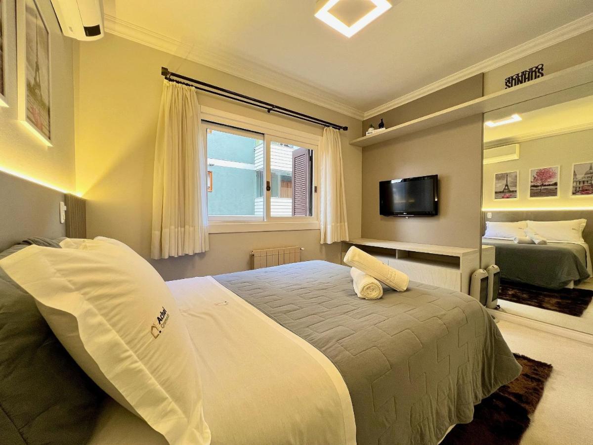 Apartamento Palladio 1Dorm Centro By Achei Gramado Kültér fotó