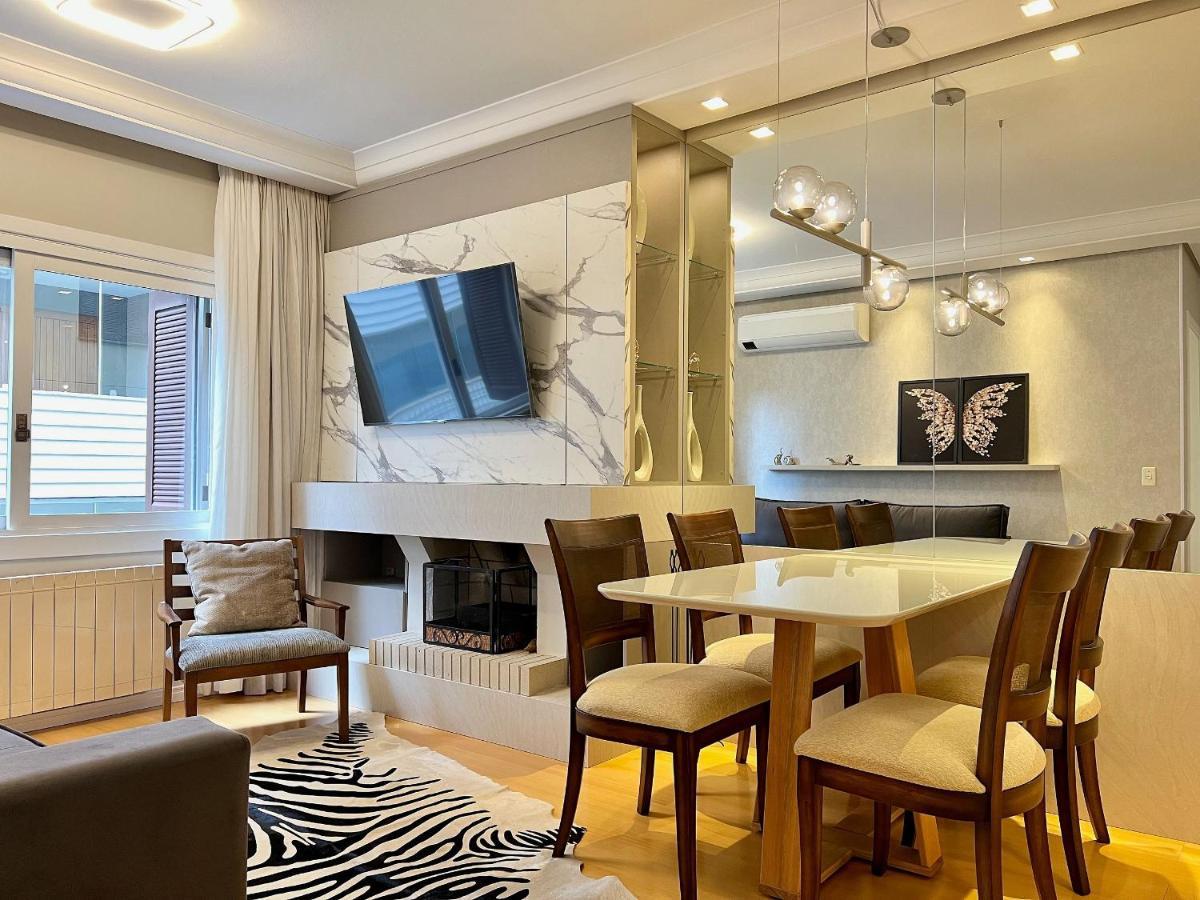 Apartamento Palladio 1Dorm Centro By Achei Gramado Kültér fotó